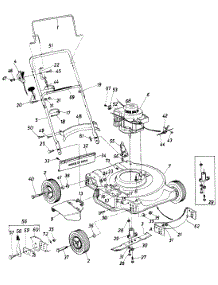 Parts parts for Lawnflite Push Walk-Behind Mower 116-062-050 from AppliancePartsPros.com