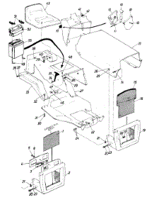 Parts01 parts for Lawnflite Lawn Tractor 136-528-192 from AppliancePartsPros.com