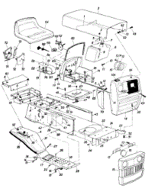 Parts04 parts for Lawnflite Lawn Tractor 136-638-014 / 1986 from AppliancePartsPros.com