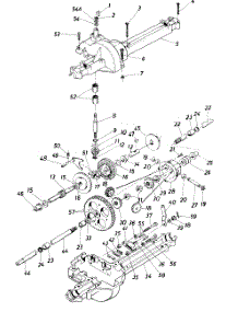 Single Speed Transaxle Right Hand parts for Lawnflite Lawn Tractor 136-638-086 from AppliancePartsPros.com