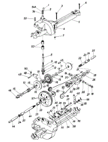 Single Speed Transaxle Right Hand parts for Lawnflite Lawn Tractor 136-704-013 / 1986 from AppliancePartsPros.com