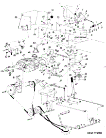 Drive System parts for Lawnflite Garden Tractor 145-834-031 / 1985 from AppliancePartsPros.com