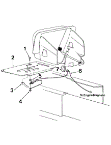 Safety Reverse Switch parts for Lawnflite Garden Tractor 145-834-031 / 1985 from AppliancePartsPros.com