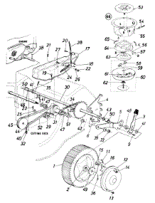 Parts02 parts for Lawnflite Self-Propelled Walk-Behind Mower 3Z883 from AppliancePartsPros.com