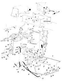Drive System parts for Lawnflite Garden Tractor 47-240-01 from AppliancePartsPros.com