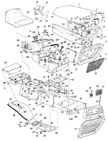 Parts01 parts for Lawnflite Lawn Tractor 668P from AppliancePartsPros.com