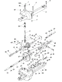 Single Speed Transaxle parts for Lawnflite Lawn Tractor 704-327 from AppliancePartsPros.com
