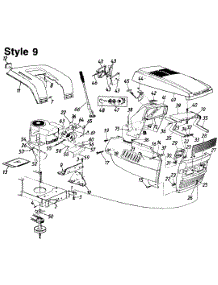 Parts parts for Lowe's Lawn Tractor 130-659G062 from AppliancePartsPros.com
