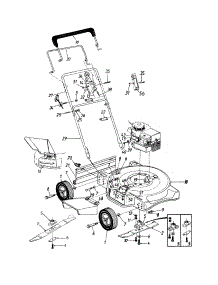 General Assembly parts for Mastercraft Push Walk-Behind Mower 11A-060A054 / 1997 from AppliancePartsPros.com