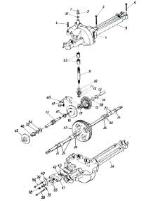 Transaxle Assembly parts for Mastercraft Lawn Tractor 135B560B054 / 1995 from AppliancePartsPros.com
