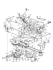 Drive / Pedal Assembly / Transmission Controls / Hitch Plate parts for Mastercraft Garden Tractor 144P849H054 / 1994 from AppliancePartsPros.com