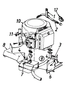 Muffler Assembly parts for Mastercraft Lawn Tractor 481-2400 / 1993 from AppliancePartsPros.com
