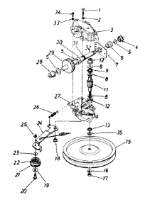 Parts03 parts for Mastercraft Self-Propelled Walk-Behind Mower 120-478R054 from AppliancePartsPros.com