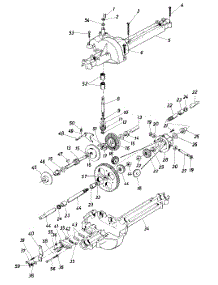 Single Speed Transaxle Left Hand parts for Mastercraft Lawn Tractor 131-520B054 from AppliancePartsPros.com