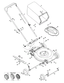General Assembly 11A-A1x parts for Mastercut Push Walk-Behind Mower 11A-B22C759 / 2012 from AppliancePartsPros.com