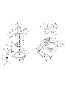 Transmission Complete parts for Mastercut Self-Propelled Walk-Behind Mower 123-236A736 / 1993 from AppliancePartsPros.com