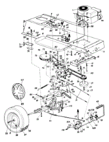 Engine And Pulley Assembly parts for Mastercut Lawn Tractor 132-650F002 / 1992 from AppliancePartsPros.com