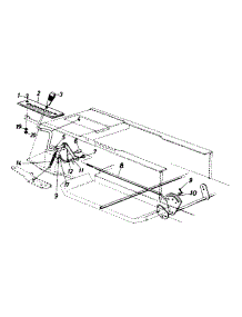 Speed Selector Lever Assembly parts for Mastercut Lawn Tractor 13A0675H301 / 1997 from AppliancePartsPros.com