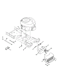 Engine Accessories B&S Model 28 parts for Mastercut Lawn Tractor 13AD775S059 / 2015 from AppliancePartsPros.com