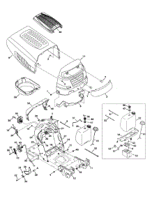 Hood 5 Style parts for Mastercut Lawn Tractor 13AD775S059 / 2015 from AppliancePartsPros.com