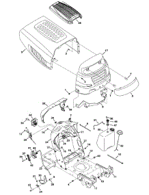 Hood Style 5 parts for Mastercut Lawn Tractor 13AJ775S059 / 2012 from AppliancePartsPros.com