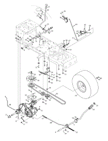 Drive System parts for Mastercut Lawn Tractor 13AJ795G059 / 2008 from AppliancePartsPros.com