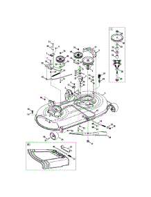 Mower Deck 42-Inch parts for Mastercut Lawn Tractor 13AJ795S059 / 2011 from AppliancePartsPros.com
