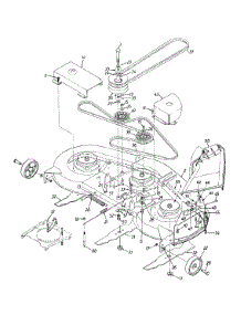 Deck Assembly "H" parts for Mastercut Lawn Tractor 13AS675H301 / 2000 from AppliancePartsPros.com