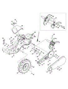 Drive System parts for Mastercut Tiller 21AB452A059 / 2009 from AppliancePartsPros.com