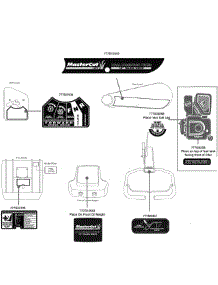 Label Map Mastercut parts for Mastercut Tiller 21AB452A059 / 2009 from AppliancePartsPros.com