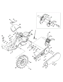 Drive System parts for Mastercut Tiller 21AB452A059 / 2010 from AppliancePartsPros.com