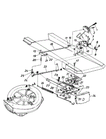 Parts, With 30" Deck parts for Mastercut Lawn Tractor 251-512-372 from AppliancePartsPros.com