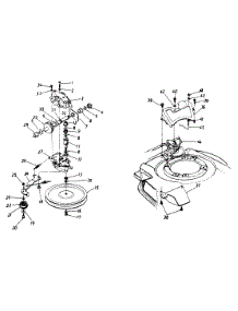 Transmission Complete parts for Mastercut Self-Propelled Walk-Behind Mower 123-528A701 / 1993 from AppliancePartsPros.com