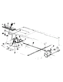 Shift Lever parts for Mastercut Lawn Tractor 133P670H701 / 1993 from AppliancePartsPros.com