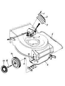 Parts03 parts for Mastercut Self-Propelled Walk-Behind Mower 121-478E701 from AppliancePartsPros.com