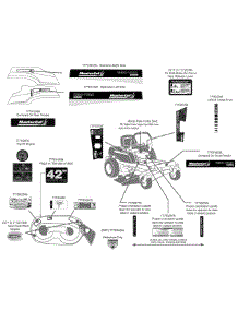 Label Map Mastercut parts for Mastercut Z-Series 17AE2ACG059 / 2010 from AppliancePartsPros.com