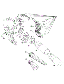 Housing Parts parts for Mcculloch Handheld Product 41BS320G977 from AppliancePartsPros.com