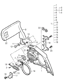 Chain Brake Assembly parts for Mcculloch Handheld Product 41AY06AQ077 from AppliancePartsPros.com