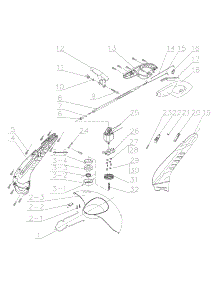 String Trimmer 10" parts for Mcculloch Handheld Product 41AC026P977 from AppliancePartsPros.com