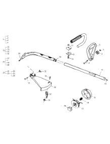 Shaft  /  Handle  /  Stringhead Assembly parts for Mcculloch Handheld Product 41BD310Q077 from AppliancePartsPros.com