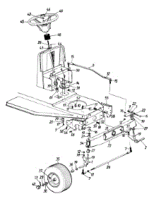Steering And Front Axle Assembly parts for Montgomery Ward Lawn Tractor 132-451F088 / 1992 from AppliancePartsPros.com