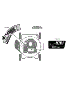 Label Map 11A-020L706 parts for Mtd Push Walk-Behind Mower 11A-020L706 / 2012 from AppliancePartsPros.com