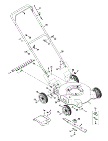 General Assembly parts for Mtd Push Walk-Behind Mower 11A-02BT706 / 2014 from AppliancePartsPros.com