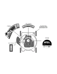 Label Map 11A-02Jv006 parts for Mtd Push Walk-Behind Mower 11A-02JV006 / 2011 from AppliancePartsPros.com