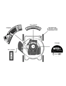 Label Map 11A-02Jv006 parts for Mtd Push Walk-Behind Mower 11A-02JV006 / 2012 from AppliancePartsPros.com