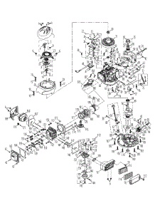 Engine Assembly 5P65m0b parts for Mtd Push Walk-Behind Mower 11A-08M9006 / 2009 from AppliancePartsPros.com