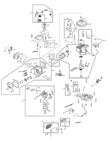 Engine Assembly parts for Mtd Push Walk-Behind Mower 11A-08MB006 / 2009 from AppliancePartsPros.com