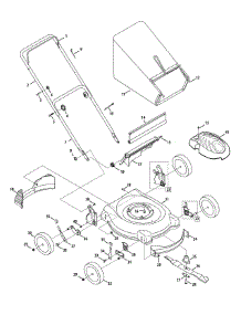 General Assembly parts for Mtd Push Walk-Behind Mower 11A-41M9006 / 2009 from AppliancePartsPros.com