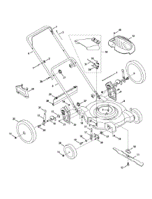 General Assembly parts for Mtd Push Walk-Behind Mower 11A-50M9006 / 2009 from AppliancePartsPros.com