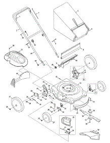 General Assembly parts for Mtd Push Walk-Behind Mower 11A-54M9006 / 2009 from AppliancePartsPros.com